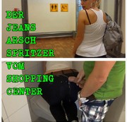 --LARA-- - Der Jeans-Arsch Spritzer vom Shopping Center