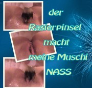 -Snow-White- - der rasierpinsel macht meine muschi nass