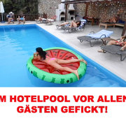 Alexandra-Wett – IM HOTELPOOL VOR ALLEN GÄSTEN GEFICKT!