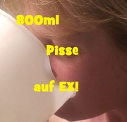 AnnaSchlucktAlles – 800ml Pisse auf EX!