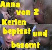 AnnaSchlucktAlles - Von 2 Kerlen im Wald bepisst und besamt