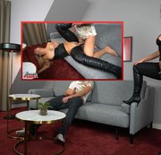 AnnabelMassina - Privatfick Lederschlampe wird gnadenlos zerbumst