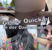 AnneDD28 - Geiler Quickie in der Damentoilette des Marktes