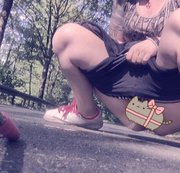 BurningFoxy – Public Outdoor Piss auf der Straße