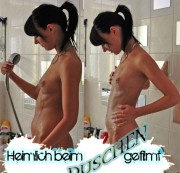 CELINA-CELL - HEIMLICH BEIM DUSCHEN GEFILMT