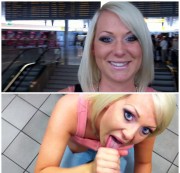 CaraCum - Schwanzgeil am Hannover AirPort!