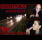 ChristyLey - KRASSER PUPLIC am Strassenrand!  BJ Time, Wer will  wer hat noch nicht ? :P
