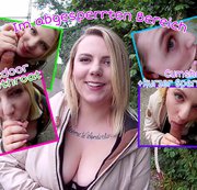 Curvy-Jessi – Outdoor Deepthroat | Im abgesperrten Bereich