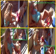 DIRTYnWET - Jacqueline & Rosella/Vollgepisst,Balkon