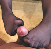 DamienVanDark - Die Nylon Footjob Lady - Part 2 - Wichs Füsse in Nylon