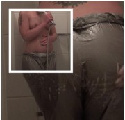 Darkbaby83 - Duschesession im Saunaanzug User Wunsch