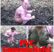 Darkbaby83 - Mit  PVC Anzug & Gummistiefeln im Matsch