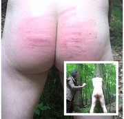 Darkbaby83 - User wird Outdoor gespankt