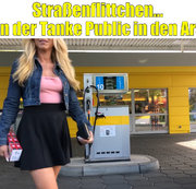 Daynia – Straßenflittchen | Von der Tanke PUBLIC in den Arsch! MEGA XXL Spermafresse!