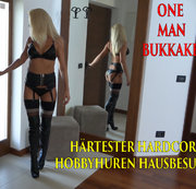 Daynia – Härtester Hardcore Hobbyhuren Hausbesuch!!! Gebuchte Straps-Stiefel-Schlampe bekommt OneManBukkake!