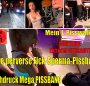 Daynia - Die perverse Fick-Sperma-Pissbar | Hochdruck Pissbang mit Pisswalk!