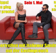 Daynia - Usertreffen mit Italiener Sandro auf der Castingcouch | Upps, das ging aber Pronto! Hart + schnell!