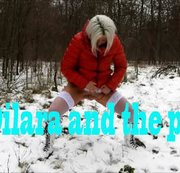 Dilara32 - Dilara peeing in the woods