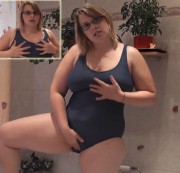 Dirty-Lena - Augustwichsen - Fick mich im Badeanzug DT