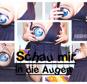 DirtyBoobarella – Schau mir in die Augen – große Brust ins Manga-Auge verwandelt