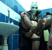 DirtyGirlNextDoor - PREGNANT MISTRESS AFTER APOCALYPSE:LICK MY DIRTY BOOTS CLEAN IN A FILTHY TOILET
