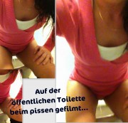 DirtyStueck - Auf der öffentlchen Toilette gefilmt