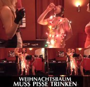 DominaBlackdiamoond - Weihnachtsbaum muss Pisse trinken
