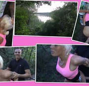 DonJohn11 – Versaute Blondine am vielbesuchten See public mit Kumpel ohne Gummi durchgefickt u sie stöhnt/schrei