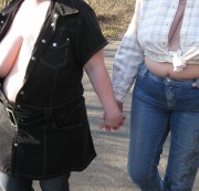 Dortmunderpaar1969 - Downblouse Hand in Hand am Bunker ...