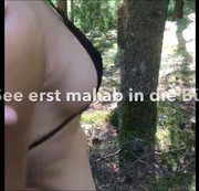 Etwasneugierig – Am See erst mal in die Büsche