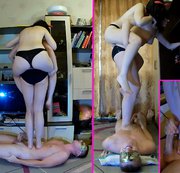 Femdom_Stories - Masturbation under feet of two mistresses