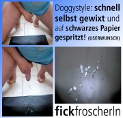 Fickfroscherln - Doggy schnell selbst gewixt USERWUNSCH