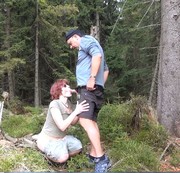 Fifty-hot-Lady - Im Wald gefickt , im Wald geblasen