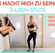 Fitness-Maus – ER MACHT MICH ZU SEINER 3-LOCH-STUTE!