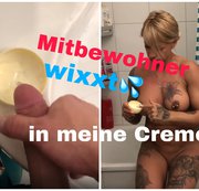 FitxXxSandy – Mitbewohner wichst in meine Creme