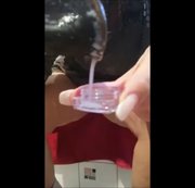 FrecheKawafahrerin - Pussycreme abfüllen für nen geilen Bock