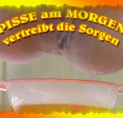 GINA-BANG - PISSE am MORGEN vertreibt die Sorgen