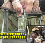Gangbang-Wife - PISS SPIELE AUF DER TERRASSE