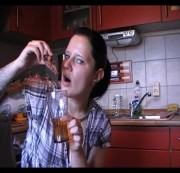 GeileBitch88 - Getränke Piss-Nylon-Söckchen ausgesaugt
