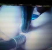 GeileDrecksau8880 - geiles gurken doppel ;) und schön flutschig =)+ton