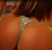 GeileMuschi-82 - Geile Muschi-82 in sexy Satin Tanga