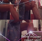 GeileNicolette – Beine müssen rasiert sein!!