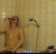 Gentleman_m21 - Gagging und rumsabbern mit Dildo