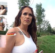 German-Scout - GERMAN SCOUT - Sarah bei Straßen Casting in Bochum Anal gefickt