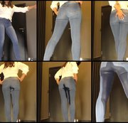 Glamour-Bitch – eingepisste Jeans