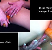 GorgeousBitch - Dicke Möhre in enger Pussy