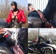 Gummimaus1 - Anal Piss Bike Outside