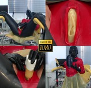 Gummimaus1 - Gasmaske und Gummifotze