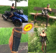 Gummimaus1 - Latex Pisshosen Outdoor