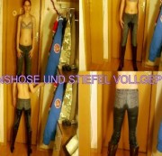 Heiss-und-Feucht - Jeans und Stiefel vollgepisst